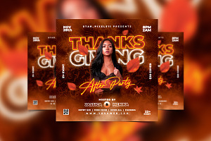 Thanksgiving Flyer, a Flyer Template by StarPixles11