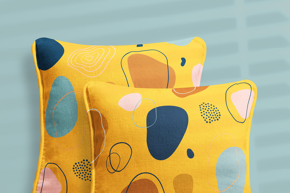 Linen Pillow 15x Mock-ups Set, a Household Mockup by Mocca Mockups Store (Photo 8 of 32)