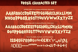 Fossil-Handmade Font & Bonus Posters