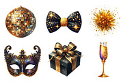 Happy New Year 2025 Clipart, an Illustration by Designworld (Thumbnail 5 of 5)