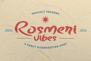 Rosmeni Vibes – A Fancy Handwritten