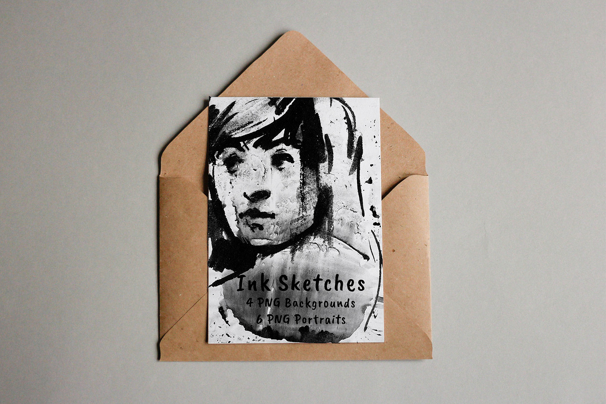 Ink Sketches, a Person Illustration by Nadiia Hanina (Photo 3 of 5)