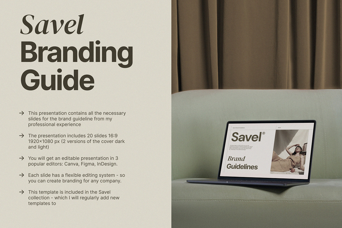 Branding Guidelines Template, a Presentation Template by lekseo studio (Photo 3 of 8)