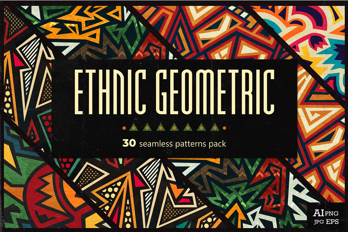 Etnic geometric patterns, a Pattern Graphic by Gudiny (Photo 1 of 6)