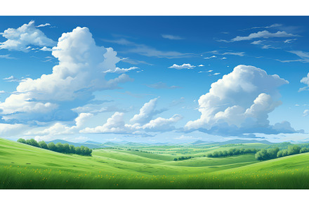 nature season meadow soft dreamy ai, a Nature Photo by pikepicture