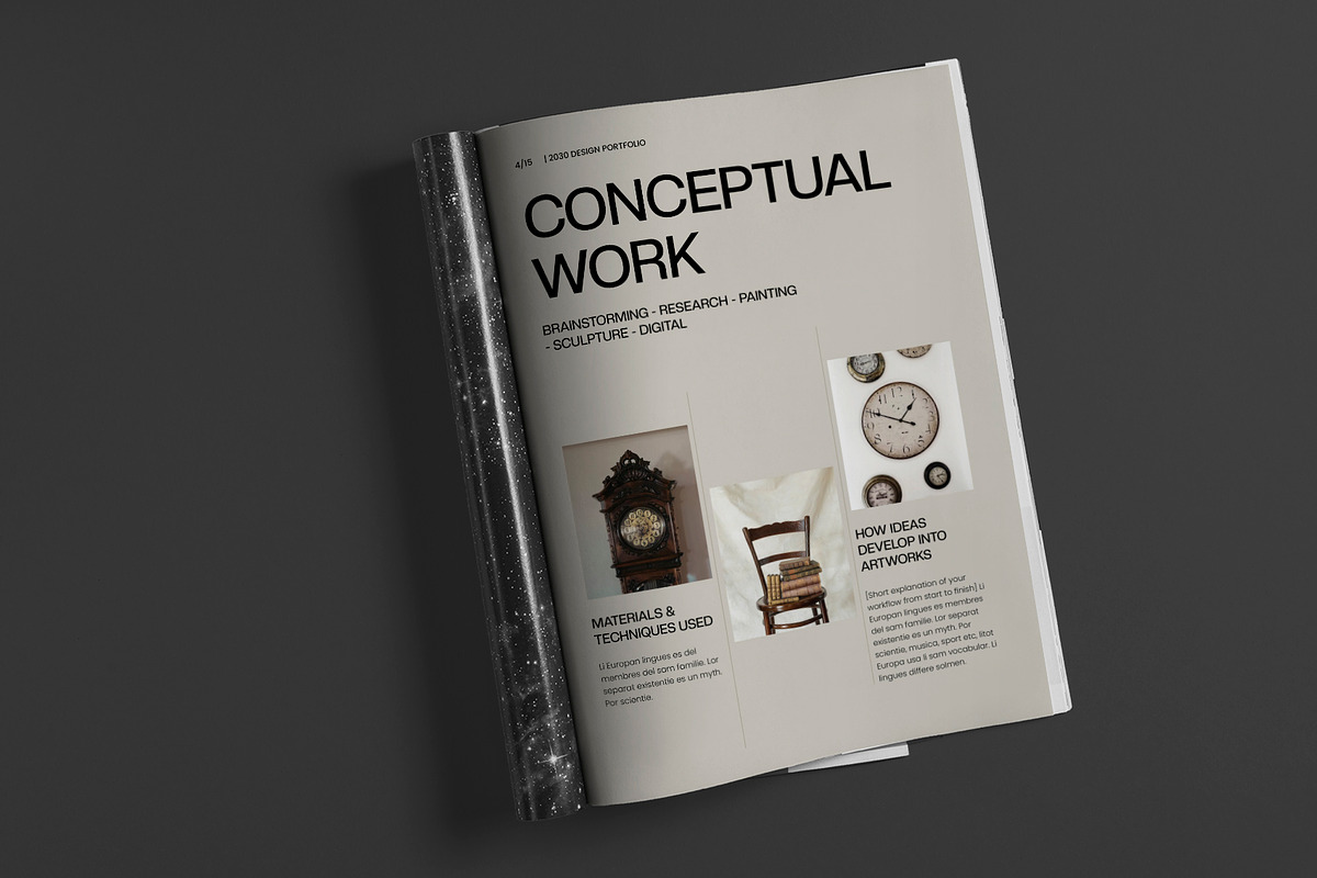 Elegant Art Portfolio, a Brochure Template by Neermana (Photo 3 of 10)