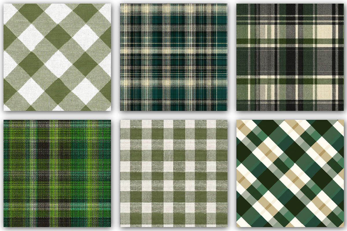 Gingham Seamless Paper Patterns, a Pattern Graphic by DreamCafeArt (Photo 7 of 7)
