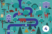 Forest Wildlife Scene Creator Pack, an Animal Illustration by ToonPlanet Vector Assets (Thumbnail 9 of 13)