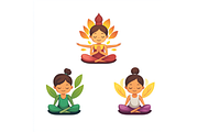 Prompt Yoga Clipart, a Person Illustration by Creative design (Thumbnail 2 of 7)