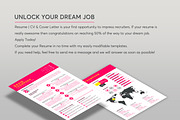 Graphic Resume Word & Google Docs 48, a Resume Template by MrCam Template Resume|CV (Thumbnail 5 of 7)