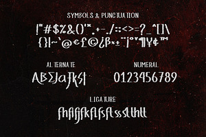 Mistery - Dark Font Style