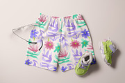 Applique Watercolor Floral Pattern, a Pattern Graphic by BAGIRA | Studio (Thumbnail 3 of 6)