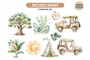 Cute Kids Safari Graphics, an Illustration by TatiMockup (Thumbnail 4 of 6)
