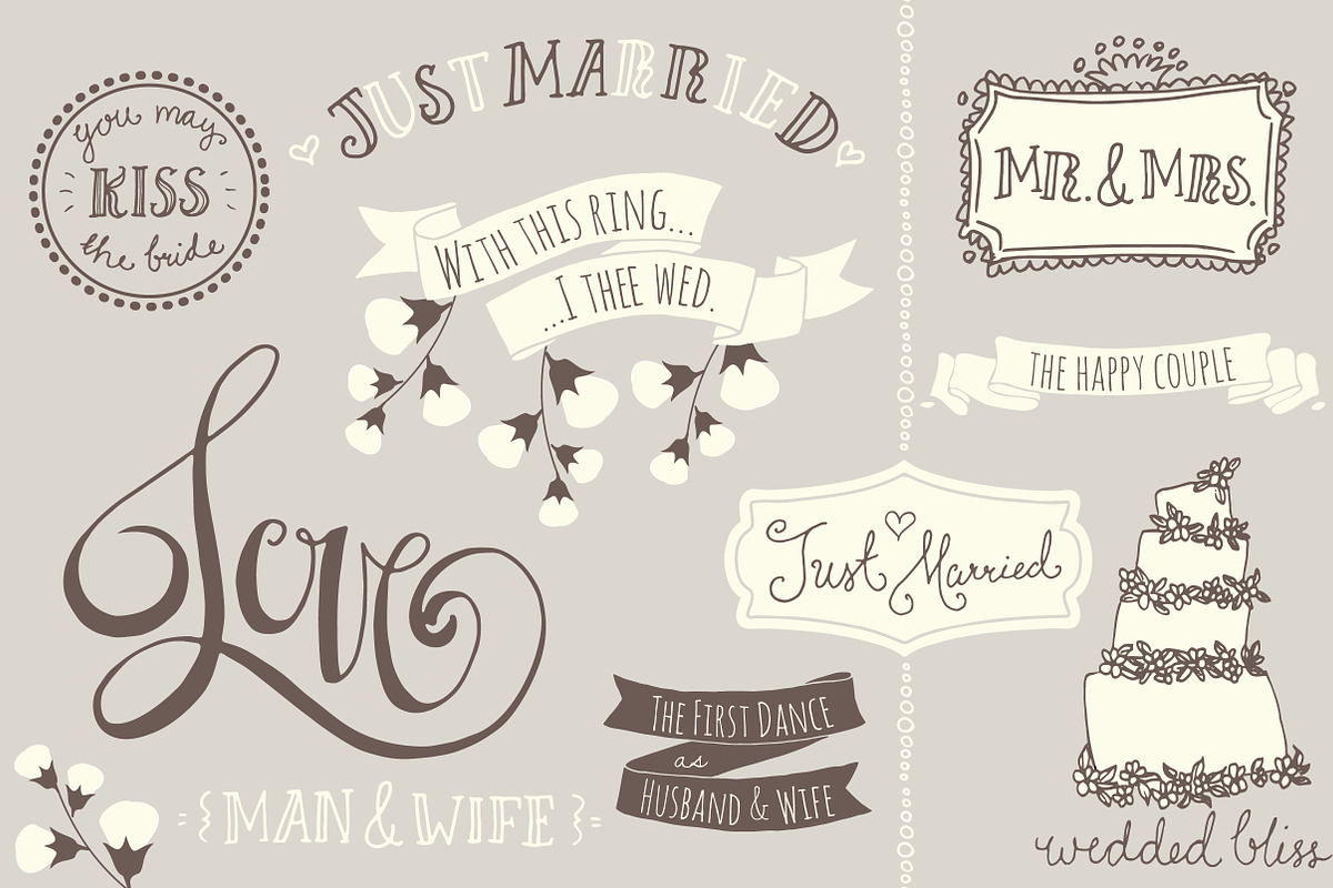 Wedding Overlays / Photoshop Brushes preview 3