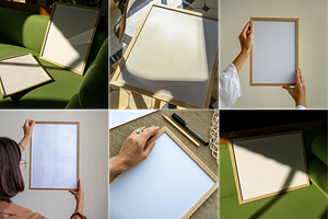 Frame Mockups Close-Up Set 2 6PSD