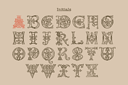 Ulm Initials medieval font, a Blackletter Font by kaer_shop (Thumbnail 7 of 13)