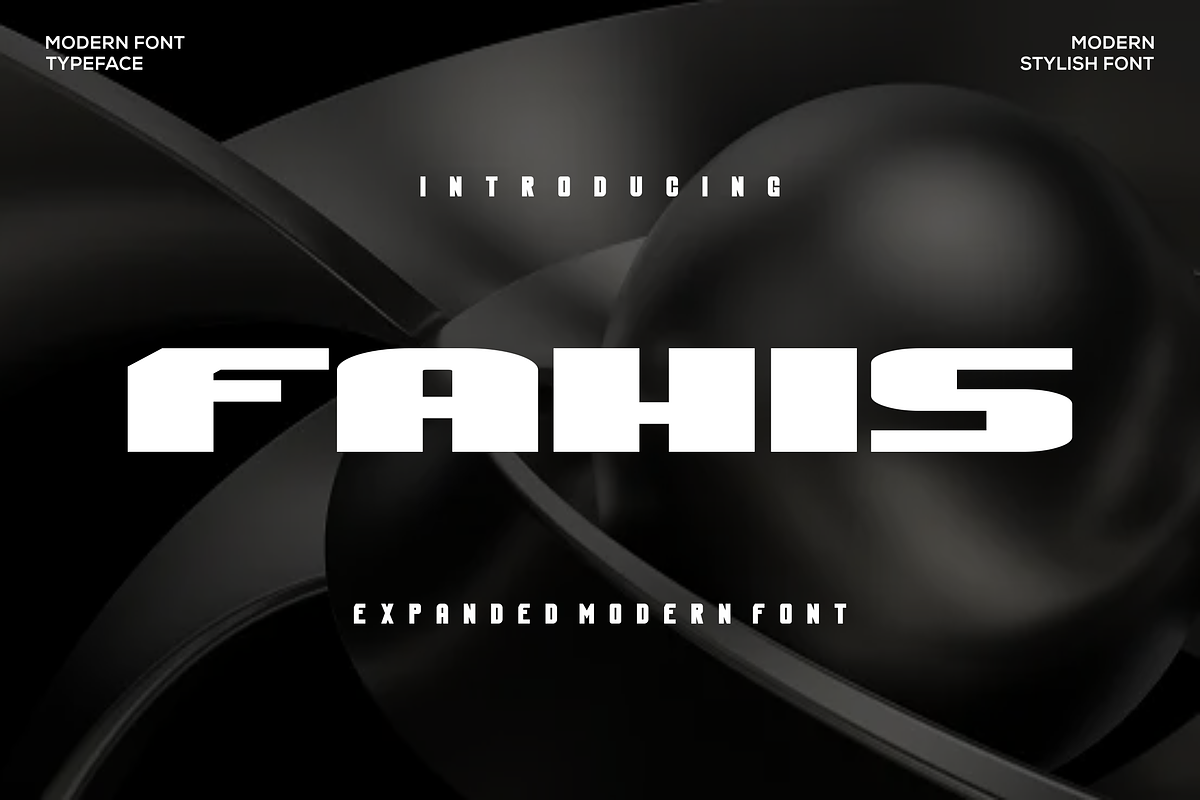 Fahis Font, a Sans Serif Font by agusariyadi (Photo 1 of 5)