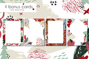 Christmas shapes collage maker, a Pattern Graphic by Cozy pattern shop (Thumbnail 6 of 8)