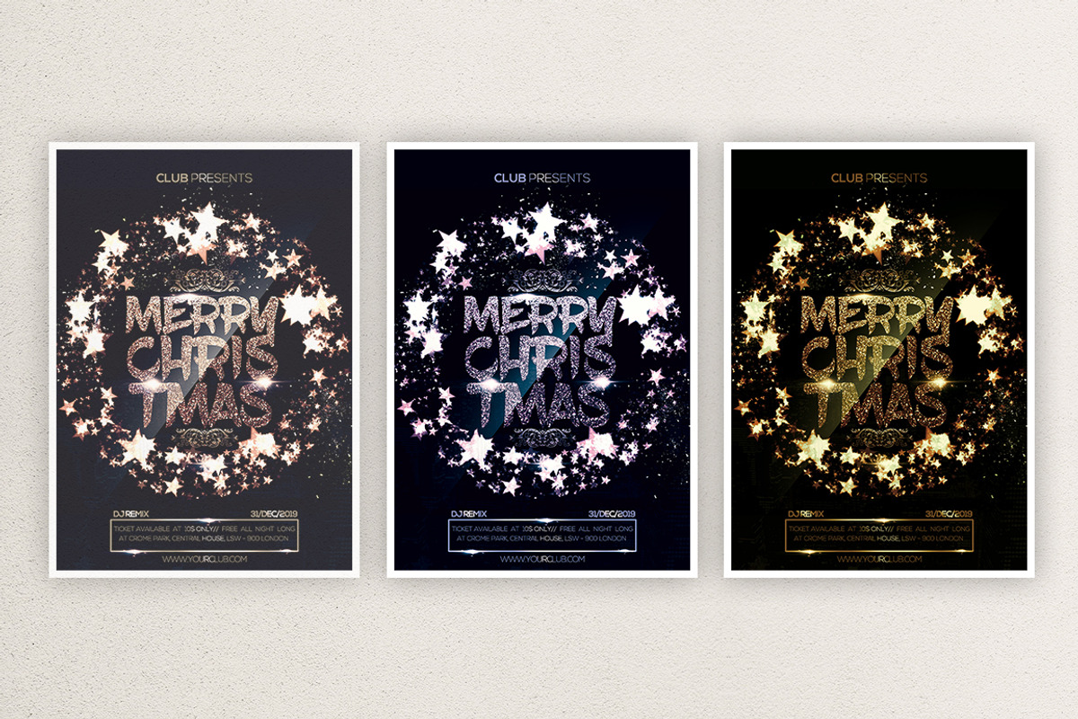 Christmas star, a Flyer Template by What a Story (Photo 2 of 5)