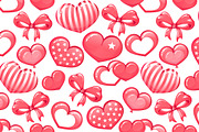SET / ROSE Valentine's day, Pattern, a Decorative Illustration by Nadin_Lebedeva (Thumbnail 5 of 7)