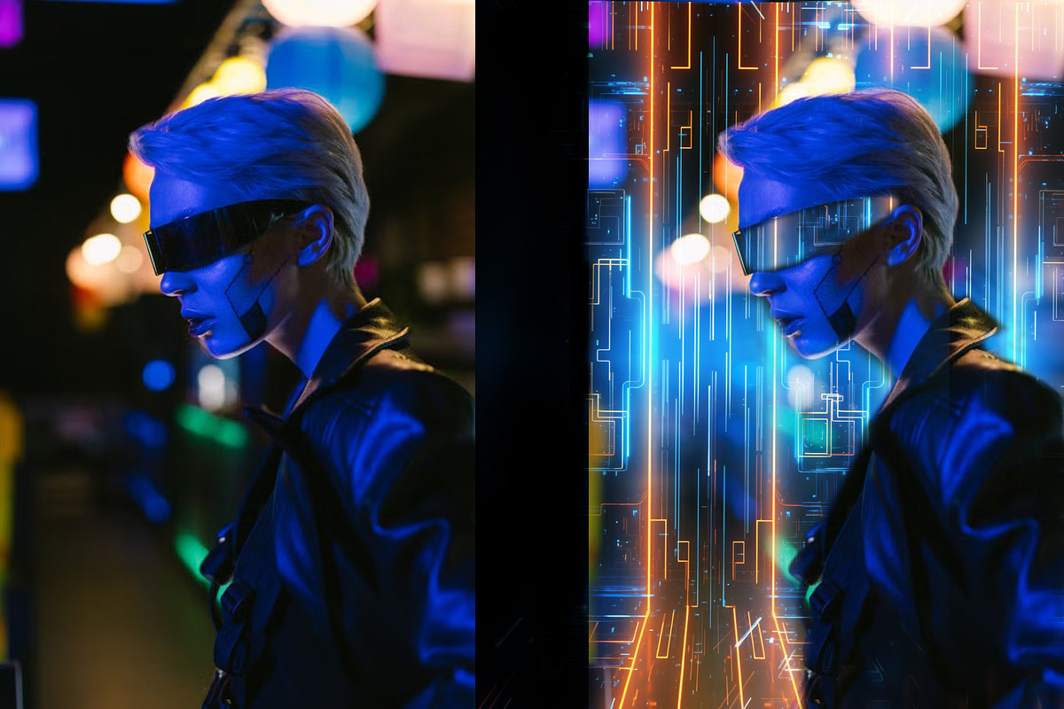 Neon Frame Overlays JPG ,Overlays, a Background Graphic by Chipshpow Graphics (Photo 7 of 13)