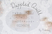 Dappled Quill Handwritten Font, a Handwritten Font by Mneme (Thumbnail 5 of 7)