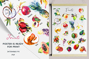 Fruits hand drawn clipart, a Food Illustration by Vero Arts (Thumbnail 7 of 10)