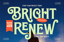 Bright Renew Modern Serif Display
