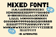 Mixed Font! Handmade! Bold! Texture!, a Font by Studio Funshop by Kelli (Thumbnail 10 of 13)