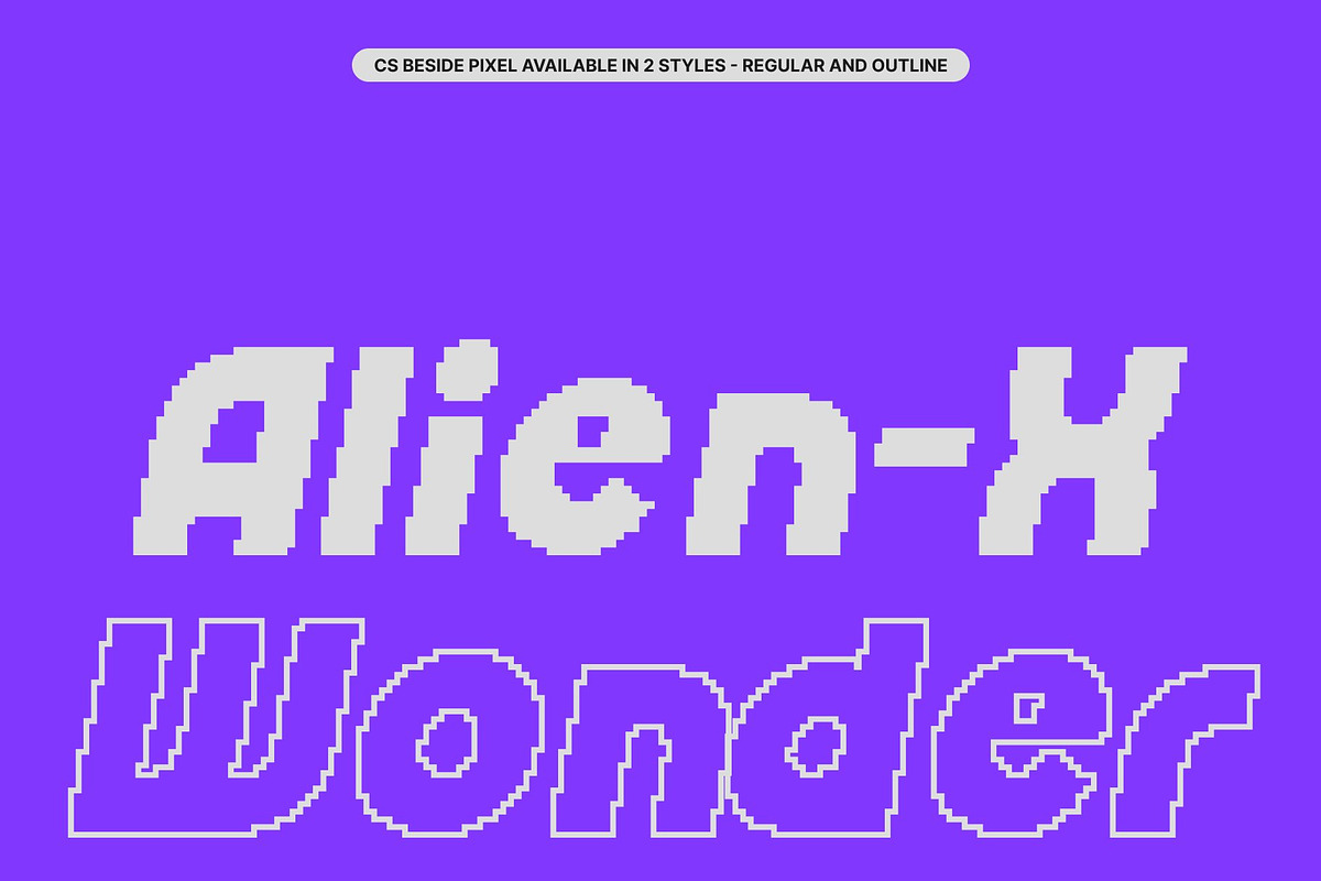 CS Beside Pixel, a Sans Serif Font by Craft Supply Co. (Photo 5 of 8)