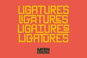Main Drag Display Font, a Sans Serif Font by Holt510 (Thumbnail 8 of 10)