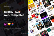 22 XD, Figma, Sketch Templates, an UI Kit Template by DuoFankaar (Thumbnail 1 of 11)