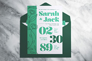 Illustrative Wedding Invitation, an Invitation Template by The Good Store (Thumbnail 2 of 4)