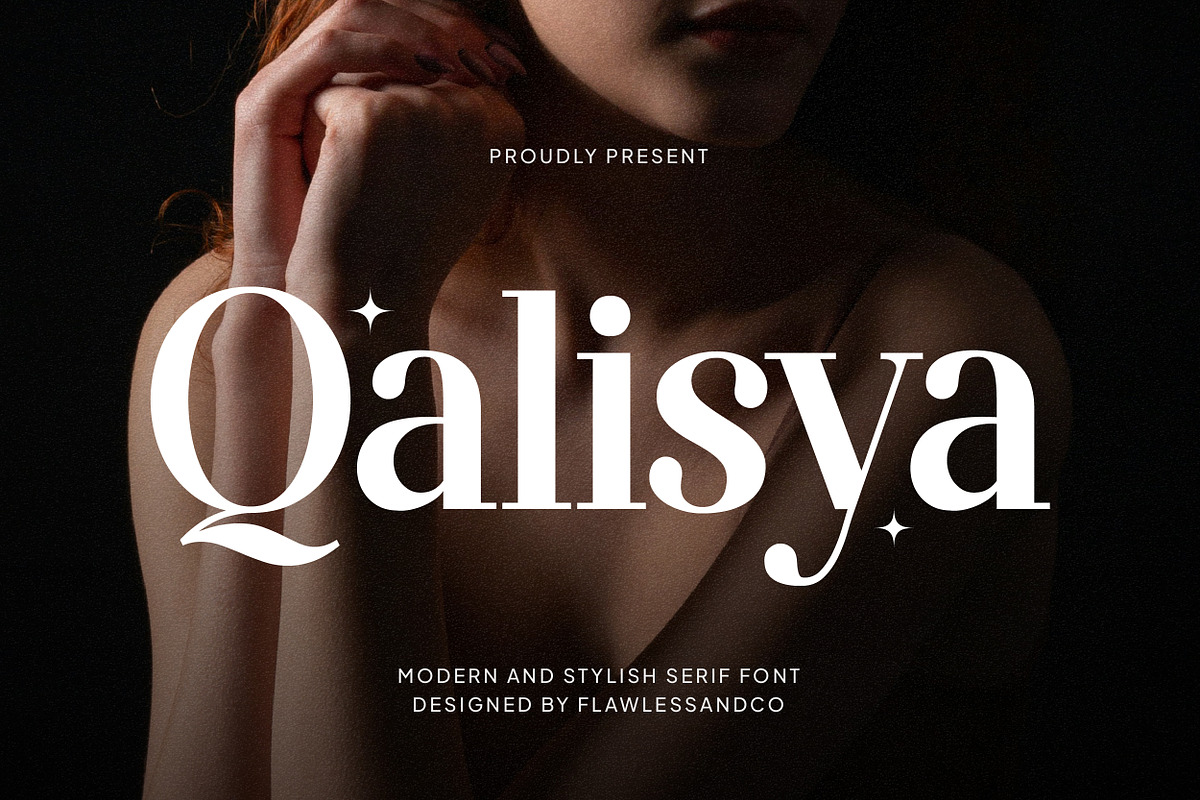 Qalisya - Modern Stylish Serif Font, a Serif Font by Flawless And Co (Photo 1 of 10)