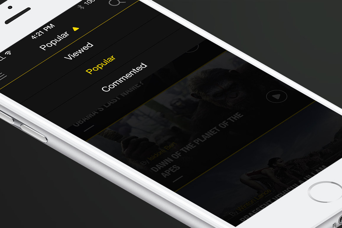 Video App Template for iPhone, a Templates & Theme by Made by Rheon (Photo 3 of 5)