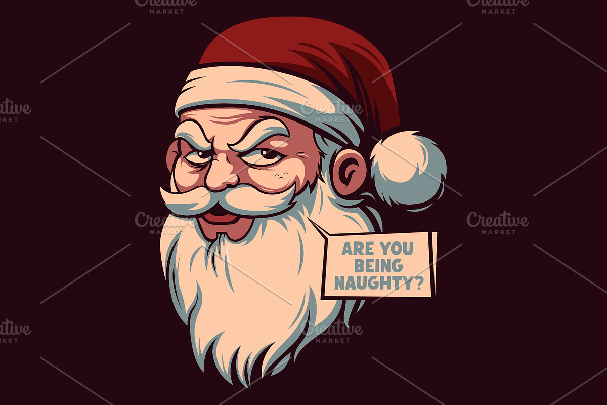Bad Santa, a Seasonal Illustration by pedrors (Photo 3 of 3)