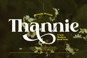 Thannie | Modern Display Serif, a Serif Font by BlancaLab Studio (Thumbnail 1 of 5)
