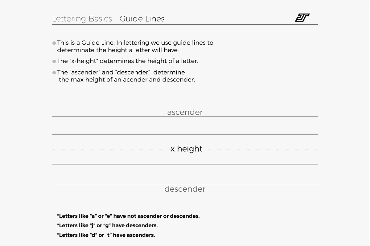 Lettering Basics Guide, a Brush Add-On by Power Symbols (Photo 2 of 6)