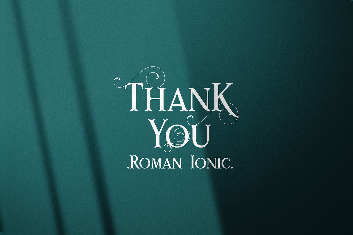Rome Ionic, a Serif Font by Ridha-38.lineart (Photo 10 of 10)