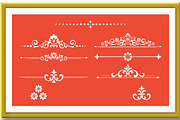 Vintage set. Floral elements for, a Decorative Illustration by RODINA (Thumbnail 2 of 3)