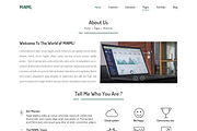 MiNML - Clean & Minimal PSD Template, an UI Kit Template by Saif71 - Shop (Thumbnail 3 of 19)