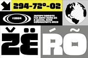 Disxfat, a Sans Serif Font by graphicook (Thumbnail 7 of 10)