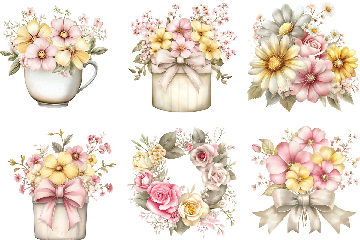 Whimsical Mother's Day Flowers, an Illustration by Designking (Photo 4 of 5)
