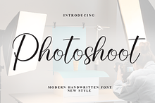 Photoshoot | Script Font