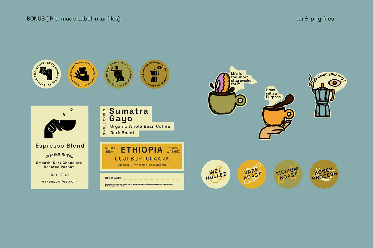 Coffee Illustration (Wake Up), a Food Illustration by Elysamunster (Photo 13 of 17)