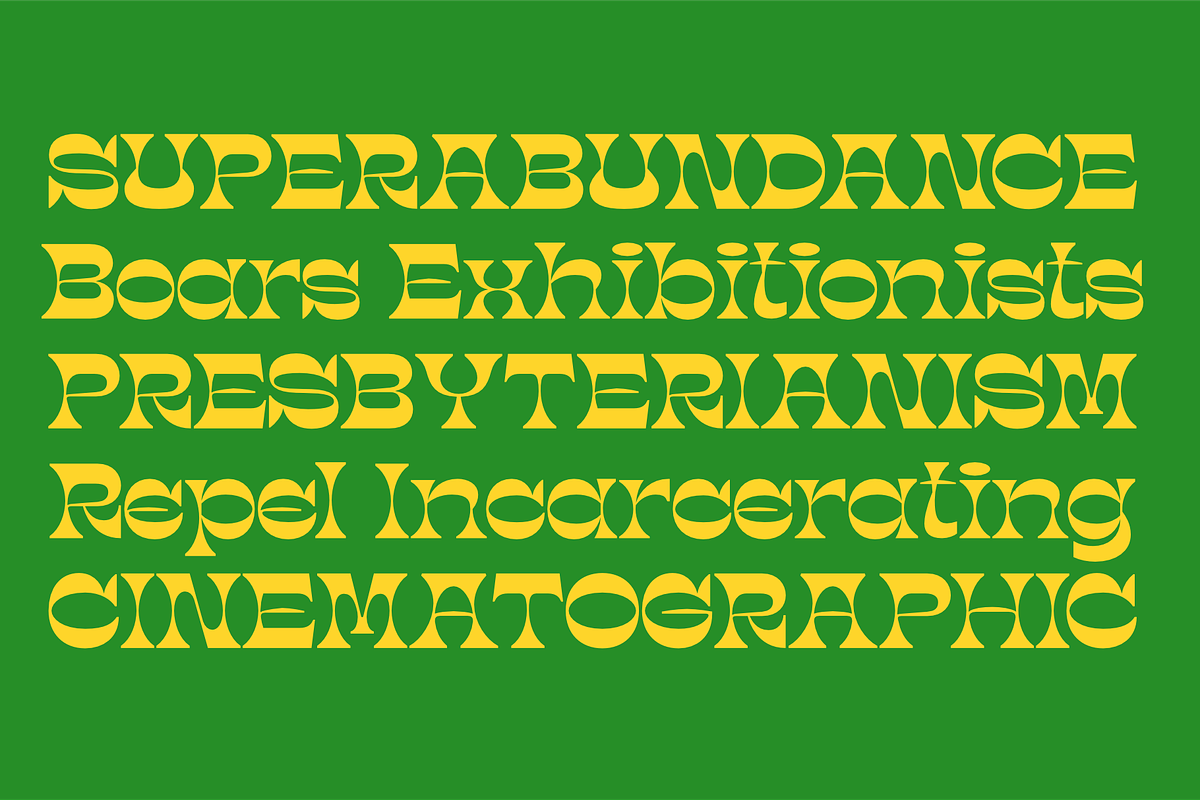 Grovine – Retro Groovy Display Font, a Serif Font by Namela Studio (Photo 10 of 10)