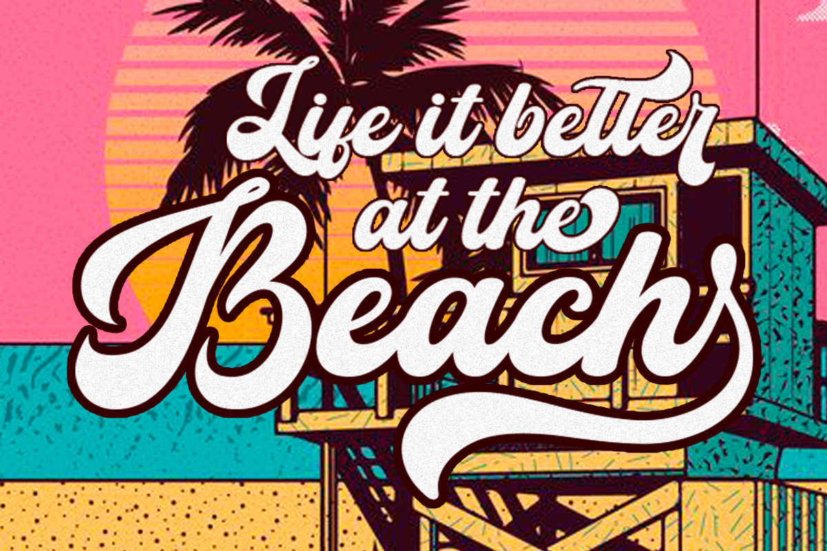 Blacklight Script, a Script Font by HKL Studio (Photo 4 of 14)