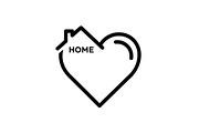 50 Home Love Heart House Icon Set Bu, an Illustration by Gaye Art (Thumbnail 45 of 51)