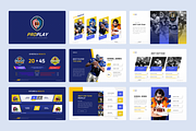 American Football Sport PowerPoint, a Presentation Template by YossyOneStd (Thumbnail 3 of 5)