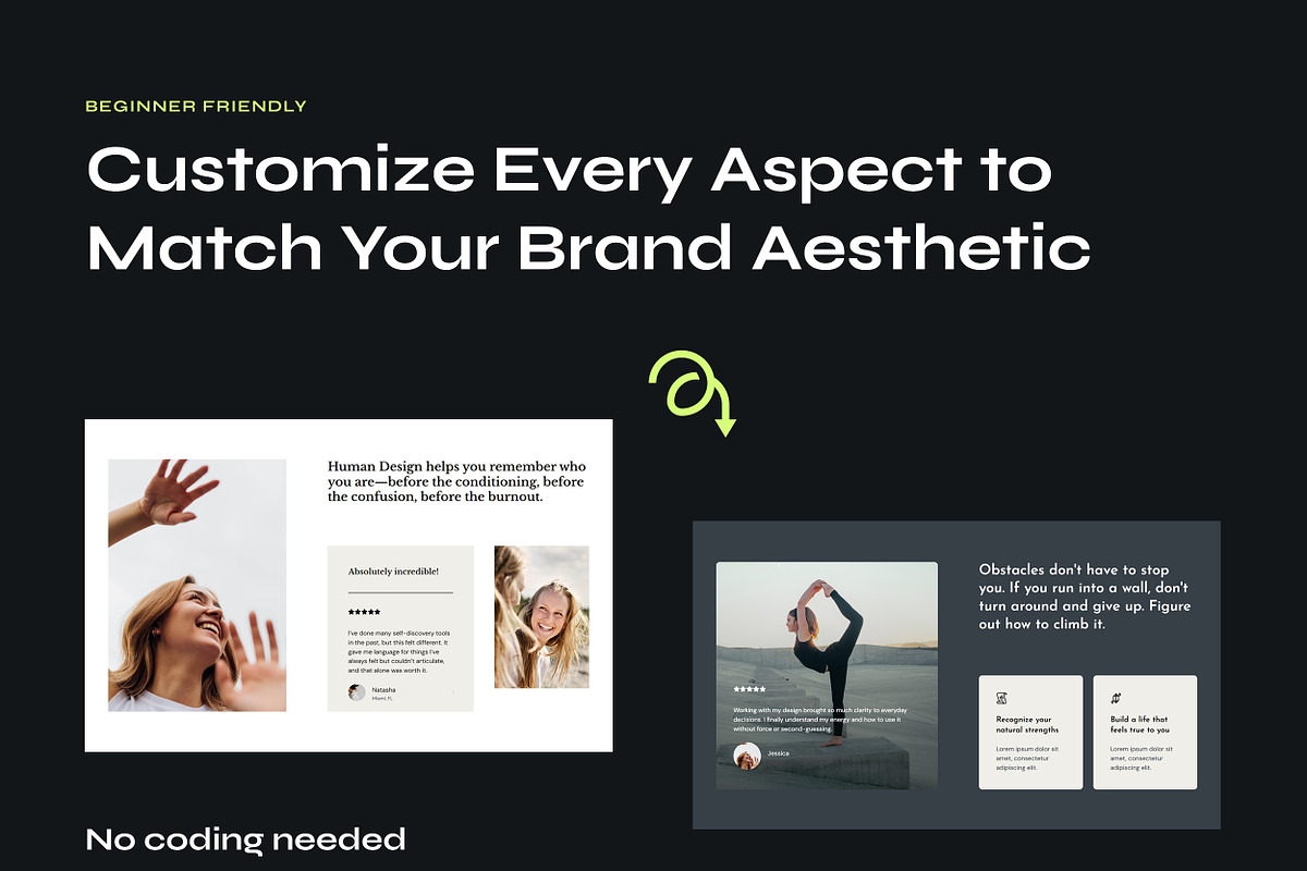 Human Design Website Template, a WordPress Template by Awakened Templates (Photo 4 of 6)